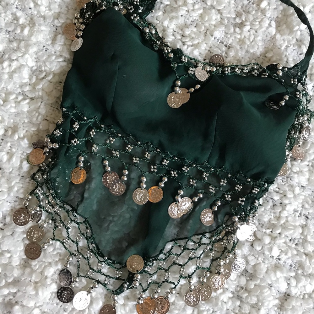 Belly dancing top and skirt